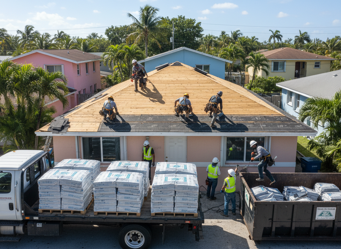 Roof Replacement in Miami